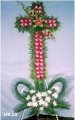 Standing Cross with Orchid