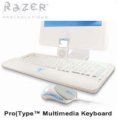 Razer Pro|Type keyboard with iPod dock