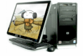 Máy tính Desktop HP Pavilion A6518L (KT423AA) ( Intel Core 2 Duo E4700 2.6GHz, 2GB RAM, 250GB HDD, VGA Geforce 9300SE, PC DOS, Không kèm theo màn hình)