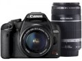 Canon Kiss X3 (EOS 500D / Rebel T1i) (EF-S18-55mm F3.5-5.6 IS, EF-S55-250mm F4-5.6 IS) Dual Lenses Kit 