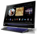 Máy tính Desktop HP TouchSmart IQ816 (FK783AA) (Intel Core 2 Duo T8100 2.1GHz, 4GB RAM, 750GB HDD, VGA NVIDIA GeForce 9600M GS, Windows Vista Home Premium, LCD HP 25.5inch)