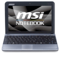 MSI Wind U100 ECO Netbook (Intel Atom Z530 1.6GHz, 1GB RAM, 160GB HDD, VGA Intel GMA 500, 10 inch, Windows XP Home)