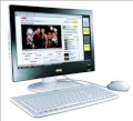 Máy tính Desktop BENQ All in one nScreen i221 (AMD Sempron 210U 1.5GHz, RAM 1GB, HDD 120GB + SSD 4GB, ATI Radeon X1200, Microft Windows XP Home Edition, Benq LCD 21.5 inch)