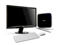 Máy tính Desktop ACER AspireRevo R3610 (Intel Atom 330 1.6GHz, RAM 4GB, HDD 500GB, VGA Onboard, Windows 7 Home Premium, Không kèm màn hình)