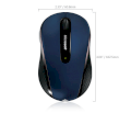 Microsoft Wireless Mobile Mouse 4000 Special Edition Wool Blue  (D5D-00053)