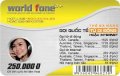 Thẻ World Fone 250.000 VNĐ