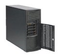 Supermicro SuperServer 7034L-iB (Black) (Dual Intel Dual Core Xeon 2.5GHz, Up to 16GB DDR2, 1 x Drive Carrier for up to 4 Hard Disk Drives, 450W)