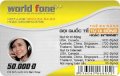 Thẻ World Fone 50.000 VNĐ