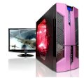 Máy tính Desktop CyberPower H67 Configurator Pink Color (Intel Core i3-2120 3.30 GHz, RAM 4GB, HDD 1TB, VGA ATI Radeon HD 5670, PC DOS, Không kèm màn hình)