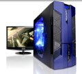 Máy tính Desktop CyberPower X58 Configurator Blue Color (Intel Core i7-950 3.06 GHz, RAM 12GB, HDD 750GB, VGA NVIDIA GeForce GT 450, PC DOS, Không kèm màn hình)