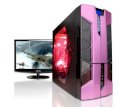 Máy tính Desktop CyberPower X58 Configurator Pink Color (Intel Core i7-930 2.80 GHz, RAM 12GB (4GBx3), HDD 500GB, VGA ATI Radeon HD 5450, PC DOS, Không kèm màn hình)