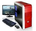 Máy tính Desktop Cyberpowerpc Gamer Dragon 9000 Red/White Color (AMD Phenom II X6 3.30GHz, RAM 8GB, HDD 2TB, VGA AMD HD 6950 2GB, Windows 7, Không kèm màn hình)