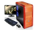 Máy tính Desktop Cyberpowerpc Gamer Dragon 9000 Orange/Dark Orange Color (AMD Phenom II X6 3.30GHz, RAM 8GB, HDD 2TB, VGA AMD HD 6950 2GB, Windows 7, Không kèm màn hình)