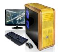 Máy tính Desktop Cyberpowerpc Gamer Xtreme SSD-X Yellow/Gold Color (Intel Core i7-990X 3.46GHz, RAM 12GB, HDD 1TB, VGA NVIDIA GTX560Ti, Windows 7, Không kèm màn hình)