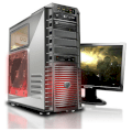 Máy tính Desktop iBuyPower Gamer Mage D415 X2 260 (AMD Athlon II X2 260 3.20 GHz, RAM 4GB, HDD 1TB, ATI Radeon HD 5770, Windows 7, Không kèm màn hình)