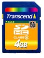 Transcend SDHC 150X 4GB (Class 6) 