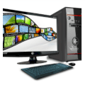 Máy tính Desktop Venr C-E3400 (Intel Celeron E3400, RAM 1GB, HDD 250GB, VGA Oboard, LCD VENR 18.5inch, PC DOS)