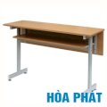 Bàn hội trường Hòa Phát EBX418, kích thước 1800x400x750mm, mặt gỗ dày 18mm