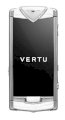 Vertu Constellation Precious Polished Stainless Steel with Sapphire Screen, Diamond Trim and White Alligator Skin