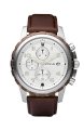 Fossil Notched Bezel Leather Strap Chronograph Watch ĐH1746970