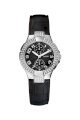 Đồng hồ Guess Watch, Women's Black Croc Embossed Leather Strap 36mm U10580L2