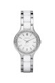 Đồng hồ DKNY Watch, White Ceramic and Stainless Steel Bracelet NY8139