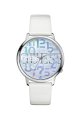 Đồng hồ Guess Watch, Women's White Patent Leather Strap 43mm U65012L1