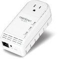 TrendNet 200Mbps Powerline AV Adapter with Bonus Outlet TPL-307E