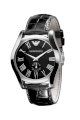 Đồng hồ Emporio Armani Watch, Men's Black Croc Embossed Leather Strap AR0643
