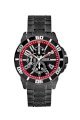 Đồng hồ Guess Watch, Men's Black Plated Stainless Steel Bracelet 45mm U15079G1