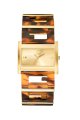 Đồng hồ Guess Watch, Women's Tortoise Resin Cuff Bracelet 24x37mm U12565L1