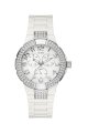 Đồng hồ Guess watch, Unisex White Polycarbonate Strap 41mm U11622L3