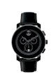 Đồng hồ Movado Watch, Swiss Chronograph Bold Large Black Leather Strap 3600014