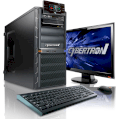 Máy tính Desktop CybertronPC Desktop Essential 3101H System (DT3101H) i5-2400 (Intel Core i5 i5-2400 3.10GHz, RAM 16GB, HDD 1.5TB, VGA Radeon HD5570, Microsoft Windows 7 Home Premium, Không kèm màn hình)