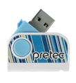 PRETEC i-Disk nuWave (Rainbow-BLUE) W3U32G-RB 32GB