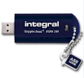 Integral Crypto Dual Plus - FIPS 197 Encrypted USB 128GB