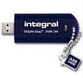 Integral Crypto Dual Plus - FIPS 197 Encrypted USB 64GB