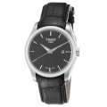 Tissot Men's T0354101605100 Couturier Black Dial Strap Watch