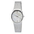 Skagen Women's O693XSGSW Quartz Nother Of Pearl Dial Stainless Steel Watch