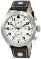 Invicta Men's 0351 II Collection Black Leather Watch