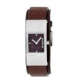 Fossil Women's JR9675 Brown Leather Strap Brown Analog Dial Watch