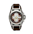 Đồng hồ Fossil Men's JR1157 Brown Leather Strap Brown Analog Dial Chronograph Watch