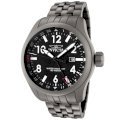 Invicta Men's 0190 Force Collection Black Dial Matte Grey Stainless Steel Watch