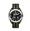 Đồng hồ Fossil Men's BQ9383 Olive Stainless Steel Bracelet Black Analog-Digital Dial Watch