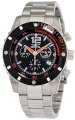 Invicta Men's 1245 II Collection Chronograph Black Dial Stainless Steel Watch