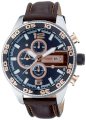 Đồng hồ Fossil Men's CH2559 Brown Leather Strap Black Analog Dial Chronograph Watch