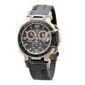 Tissot Men's T048.417.27.057.06 T-Sport Rose-Gold PVD Black Rubber Strap Watch