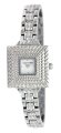 BCBGMaxAzria Women's BG8297 Vintage Square Retro Silver Analog Bracelet Watch