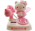 Máy điện thoại kiểu cổ thiên sứ hiển thị số người gọi đến hình Hello Kitty