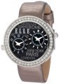 Elletime Women's EL20038S01C Dual Time Brown Leather Watch